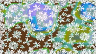 Raster illüstrasyonu. Kusursuz dekoratif arka plan, çiçek mandala. Tarafsız renklerde. Çiçek..