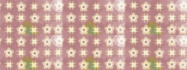Raster illüstrasyonundaki çiçek desenli çizim. Tarafsız renklerde çiçekler.