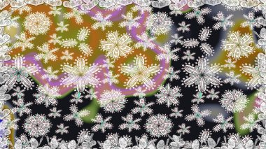 Sevimli çiçek arka plan. Güzel kumaş deseni. Raster illüstrasyon. Küçük çiçekte dikişsiz desen.