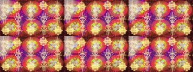 Kış pembesi, kahverengi ve sarı noel kar düz kristal element. Raster skeci. Kar tanesi raster arka planı. Meteoroloji buz koleksiyonu. Xmas don kar taneleri izole edilmiş siluet sembolü.