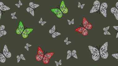 Robot resim. Raster illüstrasyonu. Albüm için resim. Sihirli Karikatür Hakkında Yeşil Kelebek 'e tırman. Kart ve Fotoğraf Üzerine Bebekler ve Dijital Yazdırma Albümleri.