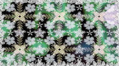 Raster illüstrasyonu. Tarafsız renklere karalamalar çizen kusursuz çiçek deseni.