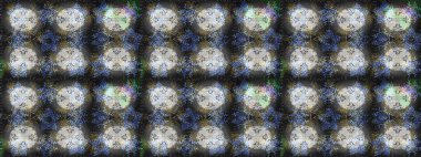 Raster illüstrasyonu. Gri, nötr ve mavi renkli kar taneleri. Kar tanesi raster deseni. Renkli arka planda izole tatlı kar taneleri.