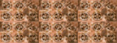 Renkli elementlerle Raster ilginç desen