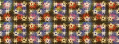 Etnik Mandala havlusu. Tebrik kartı geçmişi, boyama kitabı, arkaplan ve tekstil için kullanılabilir. Raster Henna tarzı. Sınır Kızılderili çiçekli paisley patten. Taslak süsleme izi.