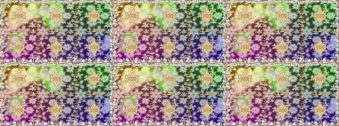 Kusursuz klasik altın desen. Raster geleneksel oryantasyon süsü. Altın elementlerle nötr renklerde altın desen.