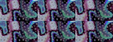 Raster illüstrasyonu. Karalama çiçeği. Düz Çiçek Elementleri Tasarımı. Renkli Bahar Teması eskiz kalıbı. Güzel kumaş deseni. Zentangle soyut çiçekleri.