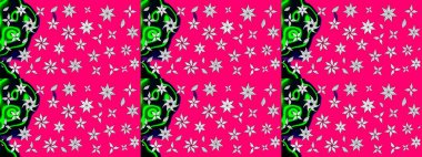 Mavi renkte çiçekler olan çiçek desenli bir çizim. Çiçekler suluboya tarzında morumsu renklerde.