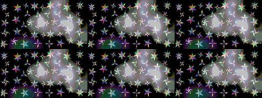 Zarif, parlak ve eskiz siyah çiçek desenli tasarım. Raster. Sabıka baskıları, bebek kıyafetleri, duvar kâğıtları, paket kutuları vb..