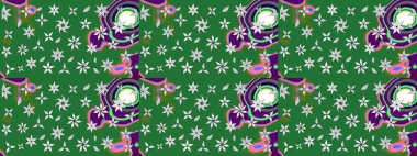 Çiçek arkaplan. Güzel kumaş deseni. Çizim raster deseni.