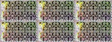 Çiçekli, pürüzsüz bir desen. Gri renklerde bahar çiçekleri. Raster illüstrasyonu. Raster çiçekleri klasik tarzda resmedilir..