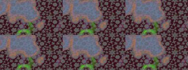 Raster - stok. Kusursuz bir arka plan modeli. Vadinin gri renkli çiçekleri. Suluboya, elle çizilmiş.