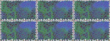 Çocuk için bahar paleti olan güzel raster kelebeği. Klasik tarzda hem de. Mavi arka planda izole edilmiş suluboya kelebekler. Raster illüstrasyonu.