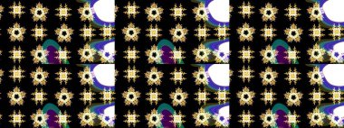 Klasik tropikal doğal elementlerin suluboya seti. Raster illüstrasyonu. Egzotik çiçekler, botanik parlak klasik siyah renkler.