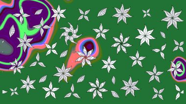 Çiçek arkaplan. Güzel kumaş deseni. Çizim raster deseni.