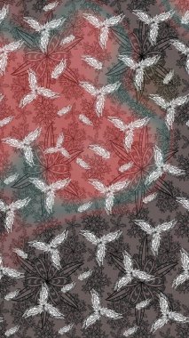 Gri renkli çiçekler. Raster düz çiçek çizim deseni. Tasarım hediye paketi, tebrik kartları, posterler ve afiş tasarımı.