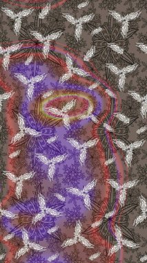 Raster illüstrasyonu. Tony 'nin kumaş kalıbını çiz. Küçük çiçekteki sevimli çiçek deseni. Modaya uygun kumaş deseni.