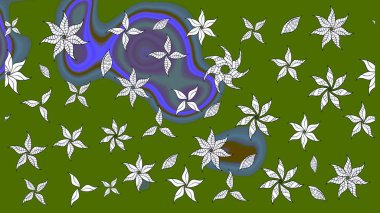 Raster güzel bir çiçek deseni çizmiş. Tatil havası. Bahar mevsimi. Nazik romantik baskı.