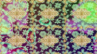 Noel, kar tanesi, yeni yıl 2019. Tarafsız renklerde altın elementli eskiz kalıbı.