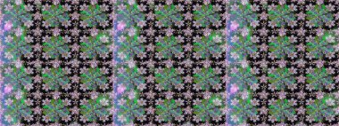 Raster Henna tarzı. Etnik Mandala havlusu. Sınır Kızılderili çiçekli paisley patten. Kusursuz süs izi. Tebrik kartı arkaplanı, boyama kitabı, arkaplan, tekstil için kullanılabilir.