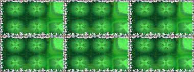 Raster illüstrasyonu. Renkli Bahar Temalı Kusursuz Arkaplan. Çiçekli, suluboya desenli kusursuz çiçek deseni. Yeşil renkli çiçekler. Düz Çiçek Elementleri Tasarımı.