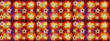 Renkli arka plan üzerinde izole sevimli kar taneleri. Raster resim. Soyut mandala veya kaprisli kar tanesi hat sanat tasarım.