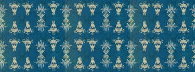 Mavi, nötr ve gri renkte çiçekler. Raster düz çiçek çizim deseni. Tasarım hediye paketi, tebrik kartları, posterler ve afiş tasarımı.