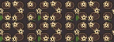 Raster illüstrasyonu. Kristal kar taneleri bej, gri ve kahverengi renklerde.