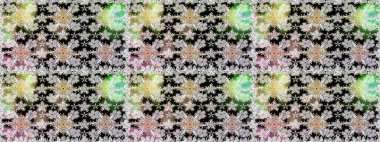 Sevimli çiçek raster deseni. Düz Çiçek Elementleri Tasarımı. Tarafsız renklerde çiçekler. Renkli Bahar Teması Kusursuz Arkaplan.