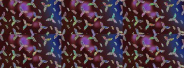 Xmas Frost kar taneleri izole edilmiş siluet sembolü. Kış kahverengisi, mor ve menekşe rengi kar bembeyaz kristal element. Kar tanesi raster arka planı. Raster skeci. Meteoroloji buz koleksiyonu.