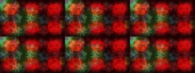 Çiçekler, dallar, bitkiler ve çiçekler. Güzel kumaş deseni. El çizimi. Raster illüstrasyonu.