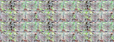 Bahar çiçekli, dikişsiz, sevimli çiçek deseni. Raster illüstrasyonu. Güzel kumaş deseni.