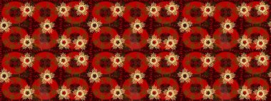 Raster illüstrasyonu. Soyut kar taneleri arkaplanda izole edilmiş düz dizayn. Raster kar taneleri arka planda. Kar tanesi rengarenk desen. Kar taneleri deseni.