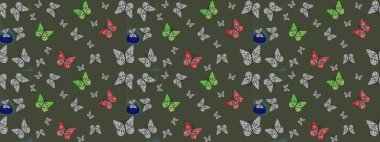 Yeşil renkleri yakından izle. Yumuşak yeşil arka planda izole edilmiş şirin yaban sinekleri. Sanat retro kaplanabilir açılış tasarımı tarzında serbest doğrusal mürekkep el logosu.