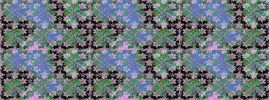 Seamless modeli küçük çiçek. Sevimli çiçek arka plan. Güzel kumaş deseni. Raster illüstrasyon.