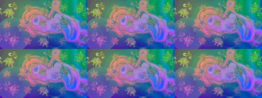 Mavi renkli çiçekler. Nazik, sevimli çiçek arkaplanı. Raster çiçek desenli ve çiçekli..