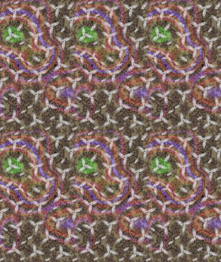 Organik motif arka planı. Çizim kalıbı. Ultraviyole kumaş deseni. Raster illüstrasyonu.