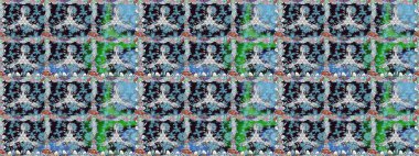 Motley illüstrasyonu. Moda baskıları için zarif bir şablon. Küçük renkli çiçekler. Çiçekli bahar çiçekleri. Kusursuz. Küçük çiçekte şirin desenler.