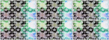 Tarafsız renklerde. Kusursuz dekoratif arka plan, çiçek mandala. Raster illüstrasyonu. Çiçek..