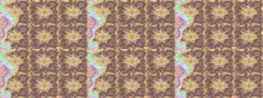 Barok tarzında eskiz oryantal süsü. Kahverengi renkli ve altın elementli geleneksel klasik altın sarısı desen.