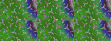 Renkli arka planda güzel kar taneleri. Raster illüstrasyonu. Kar tanesi ikonu, izole edilmiş. Düz tasarım.