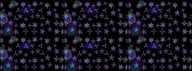 Kar taneli siyah ve gri renkler. Raster Noel soyut renkli arka plan ve tatlı kar tanesi. Raster illüstrasyonu.