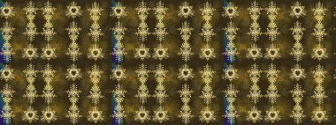 Kar taneleriyle kahverengi, gri ve yeşil renkler. Raster illüstrasyonu. Raster Noel soyut renkli arkaplan ve tatlı kar tanesi.