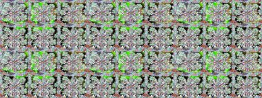 Sevimli çiçek desenli küçük çiçek. Raster resim. Sorunsuz.