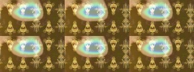 Soyut kış kahverengisi, nötr ve bej süsü. Raster illüstrasyonu. Güzel kar tanesi. Yuvarlak raster kar tanesi. Renkli arka planda izole tatlı kar taneleri.