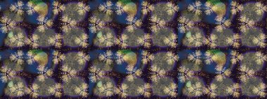 Gri ve kahverengi renkte kar tanelerinden oluşan kış deseni. Raster illüstrasyonu. Düz yatıyordu. Kış konsepti.