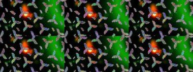 Güzel kar tanesi simgesi. Renkli arka plan üzerinde izole sevimli kar taneleri. Güzel kar tanesi simgesi web için basit Illustration. Raster illüstrasyon.