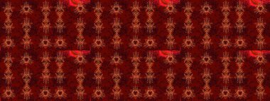 Kış kar taneleri, raster arka plan. Yüzey için tekrarlanan doku, ambalaj kağıdı, kırmızı, siyah ve kahverengi renkler üzerine kar tanesi.