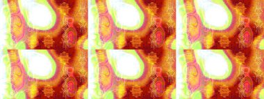 Arkaplan dokusu, duvar kağıdı, çiçek teması turuncu, sarı ve kırmızı renkler. Soyut etnik raster çizim kalıbı. Kabile sanatı boho baskısı, klasik çiçek arkaplanı.