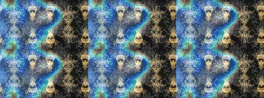 Düşen Noel stili kar taneleri. İllüzyon. Kar taneleri, kar yağışı. Güzel raster mavisi, gri ve nötr kar taneleri renkli bir arkaplanda izole edilmiş..